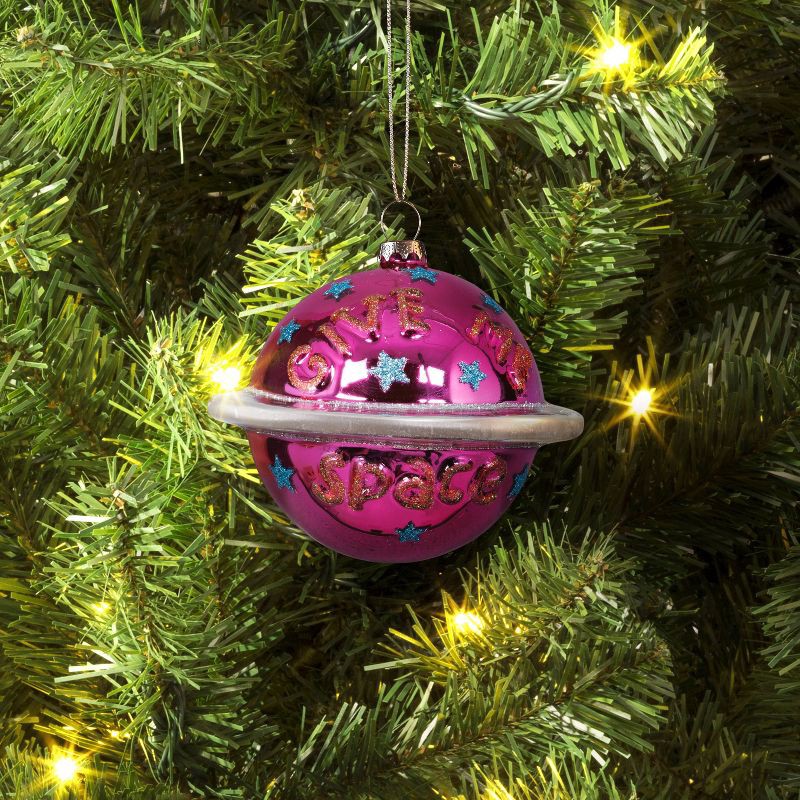 slide 2 of 3, Christmas Give Me Space Planet Ornament - Wondershop™, 1 ct