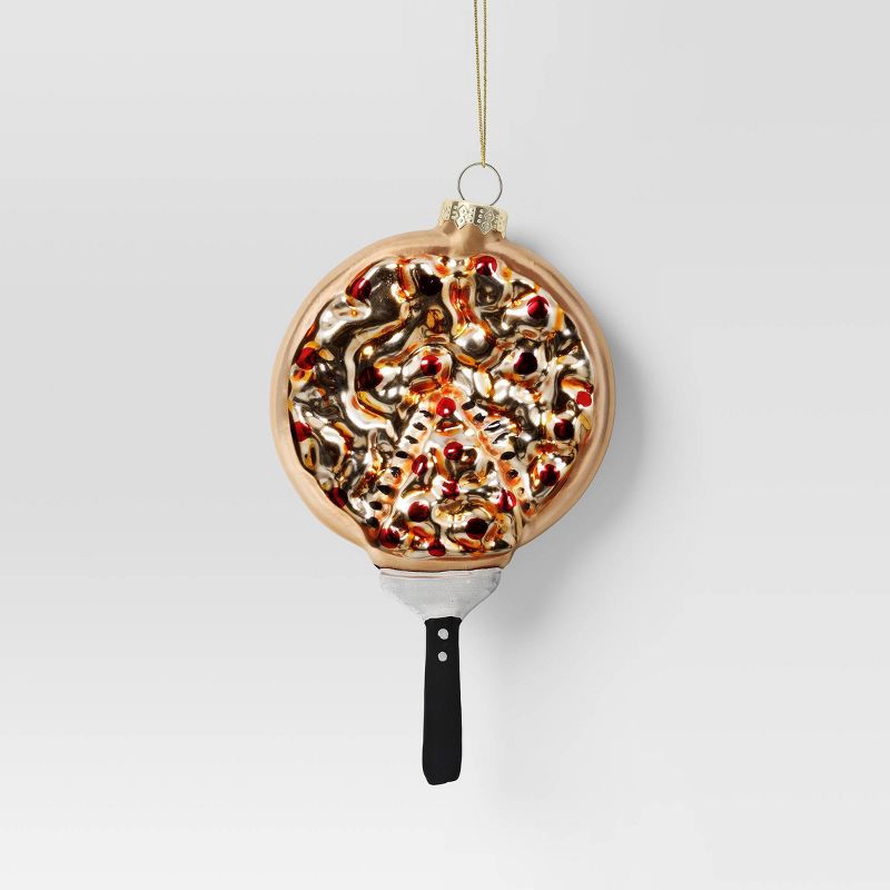 slide 1 of 3, Christmas Glass Pizza Ornament - Wondershop™, 1 ct