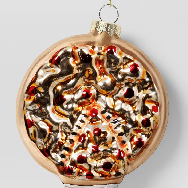 slide 3 of 3, Christmas Glass Pizza Ornament - Wondershop™, 1 ct