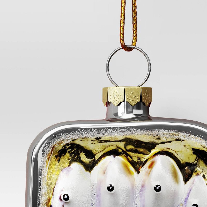 slide 3 of 3, Christmas Glass Sardines Ornament - Wondershop™, 1 ct