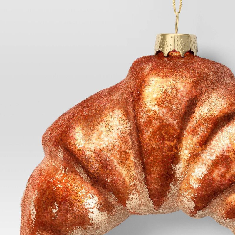 slide 3 of 3, Christmas Glass Croissant Ornament - Wondershop™, 1 ct