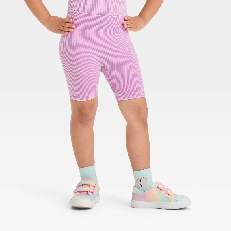 slide 4 of 4, Grayson Mini Toddler Girls' Seamless Set - Purple 3T, 1 ct