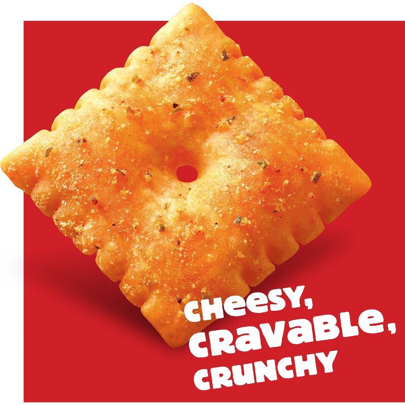 slide 4 of 10, Cheez-It Hot & Spicy Baked Snack Crackers - 21oz, 21 oz