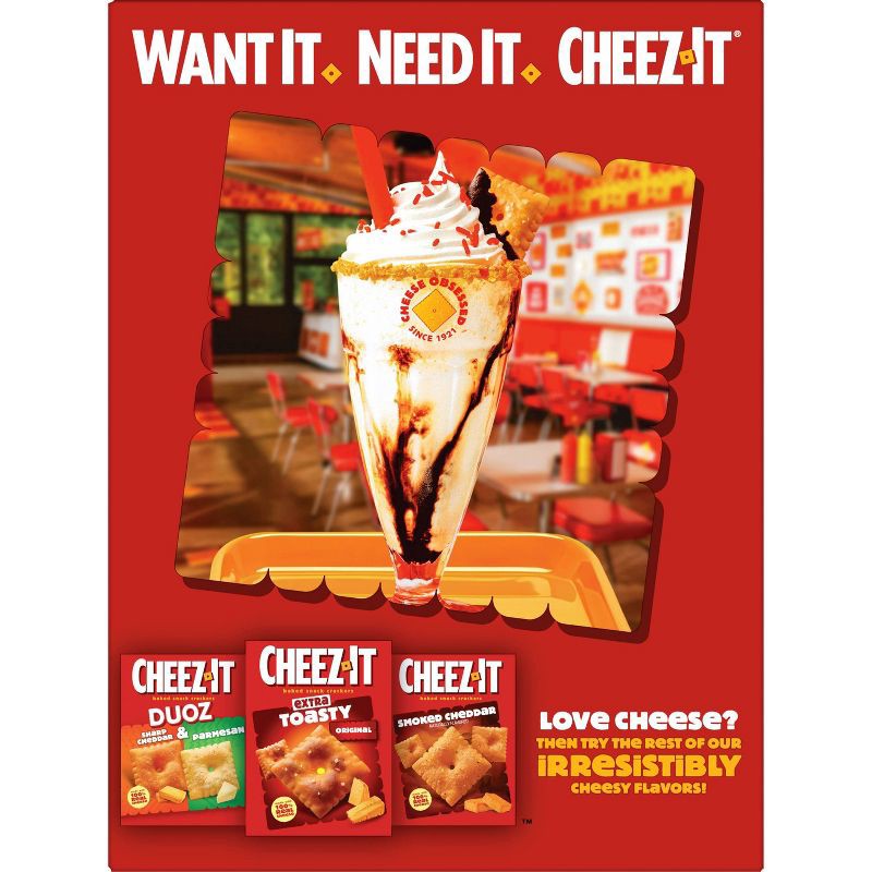 slide 10 of 10, Cheez-It Hot & Spicy Baked Snack Crackers - 21oz, 21 oz