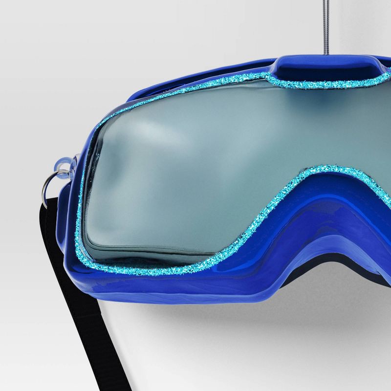 slide 3 of 3, Christmas Glass Ski Goggles Ornament - Wondershop™, 1 ct