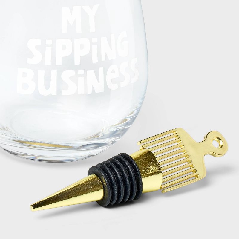 slide 3 of 4, Wine Business Gift Set - Tabitha Brown for Target, 1 ct