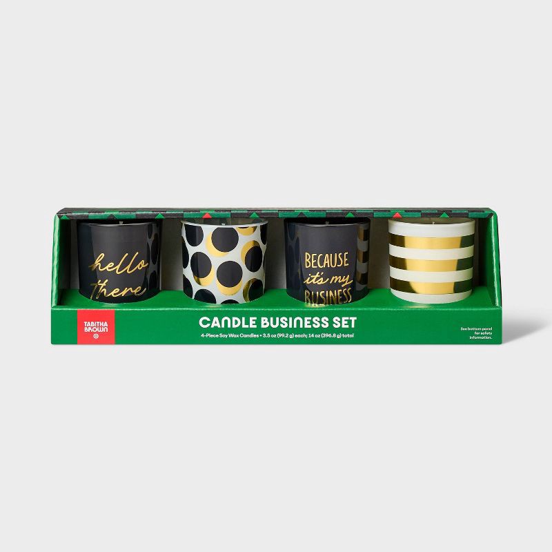 slide 4 of 4, 4pk Candle Set - Tabitha Brown for Target, 4 ct