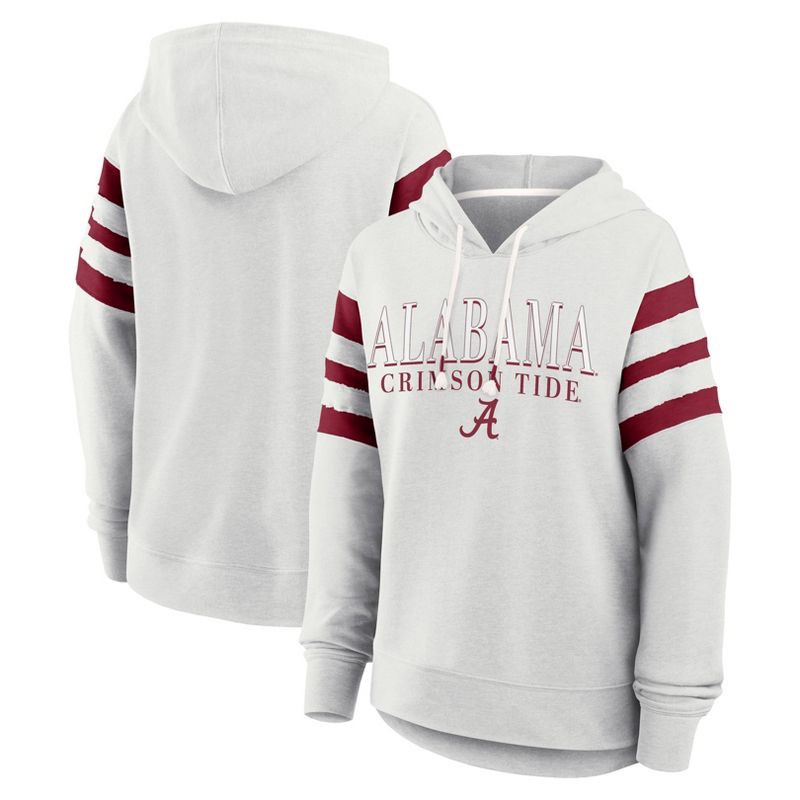 slide 3 of 3, NCAA Alabama Crimson Tide Women's Gray Fashion Hooded Sweatshirt - S, 1 ct