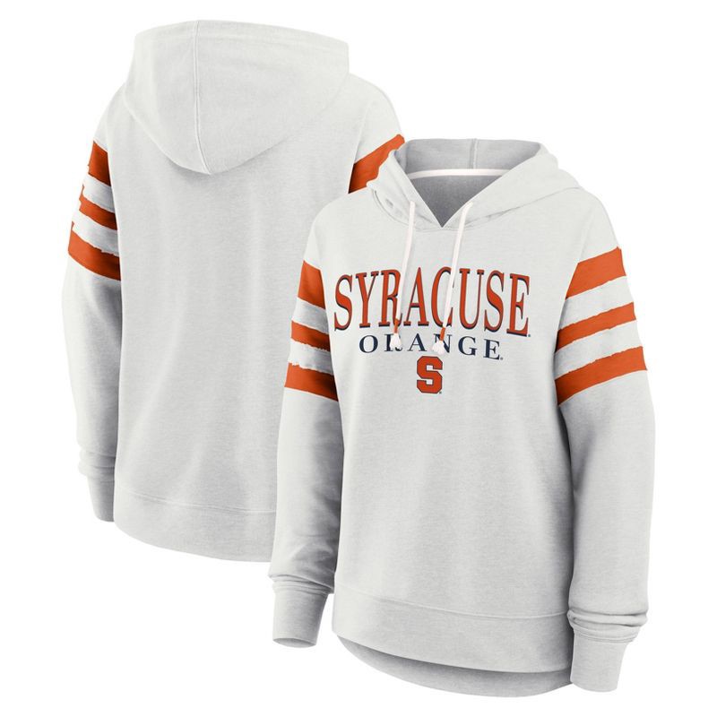 slide 3 of 3, NCAA Syracuse Orange Women's Gray Fashion Hooded Sweatshirt - S, 1 ct