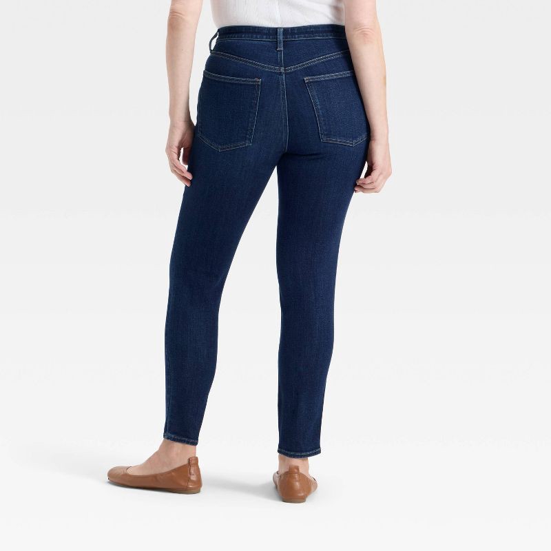 slide 5 of 5, Women's High-Rise Skinny Jeans - Universal Thread™ Dark Wash 4, 1 ct