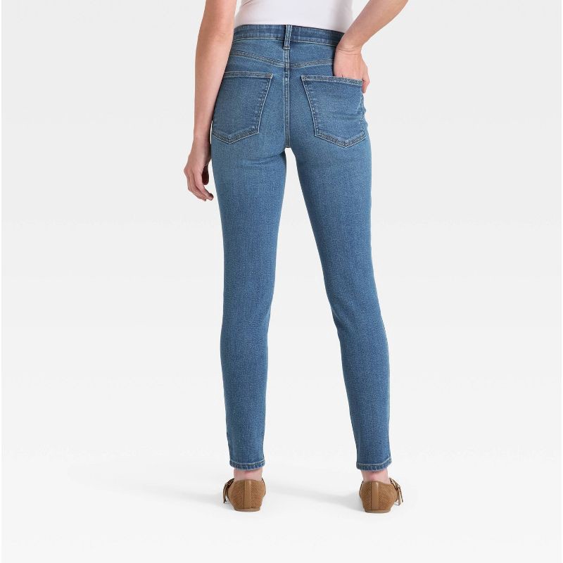 slide 2 of 3, Women's High-Rise Skinny Jeans - Universal Thread™ Medium Wash 12, 1 ct