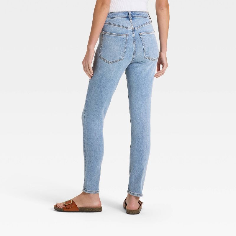 slide 2 of 3, Women's High-Rise Skinny Jeans - Universal Thread™ Light Wash 4, 1 ct