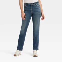 Women's High-Rise Straight Jeans - Universal Thread™ Dark Wash 12