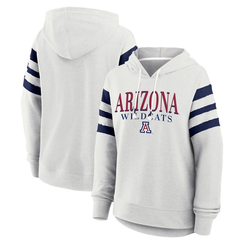 slide 3 of 3, NCAA Arizona Wildcats Women's Gray Fashion Hooded Sweatshirt - XL, 1 ct