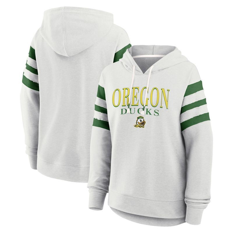 slide 3 of 3, NCAA Oregon Ducks Women's Gray Fashion Hooded Sweatshirt - XL, 1 ct