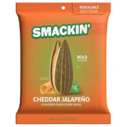 SMACKIN' Cheddar Jalapeño Sunflower Seeds - 4oz