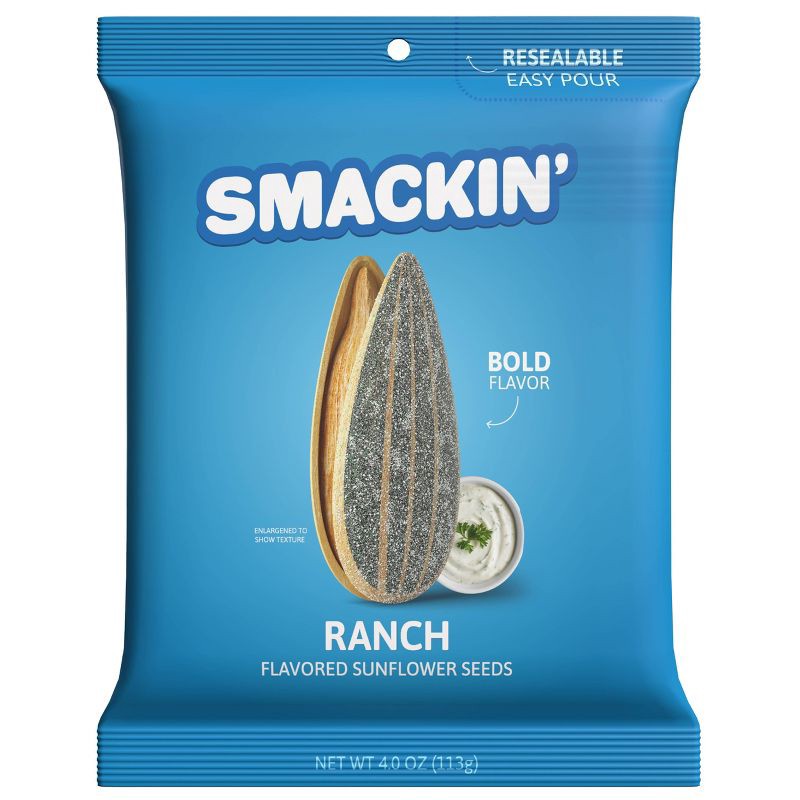 slide 1 of 4, SMACKIN' Ranch Sunflower Seeds - 4oz, 4 oz