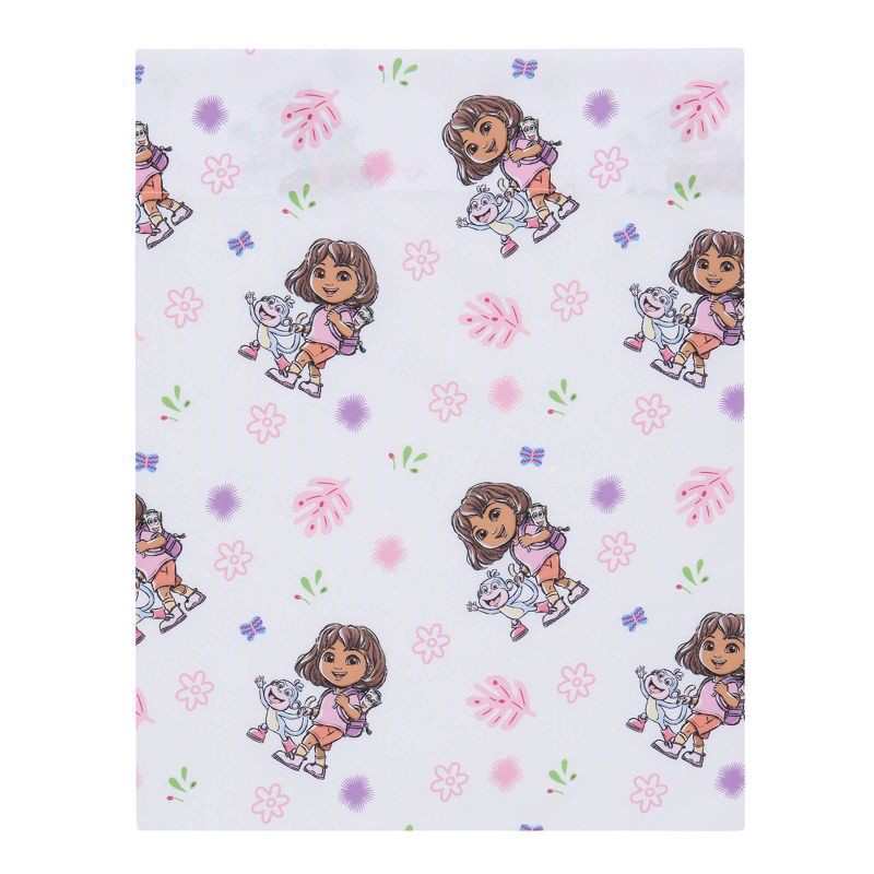 slide 4 of 10, 4pc Dora Toddler Bed Set, 4 ct