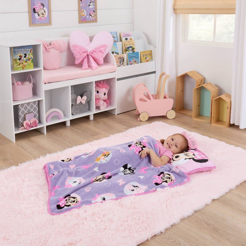 slide 4 of 10, Minnie Mouse Toddler Nap Mat, 1 ct