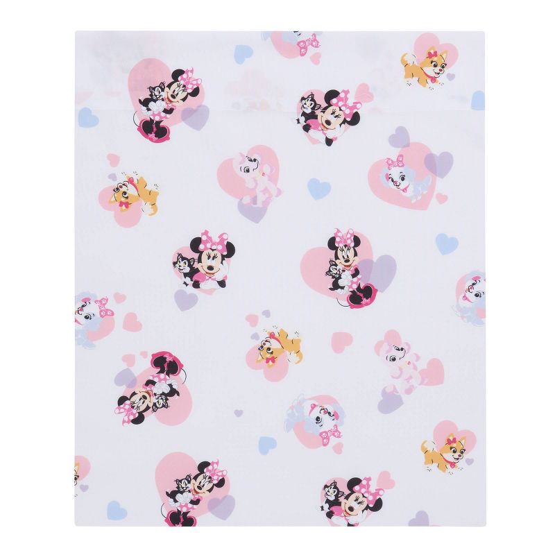 slide 3 of 10, 4pc Toddler Minnie Mouse Reversible Bed Set, 4 ct