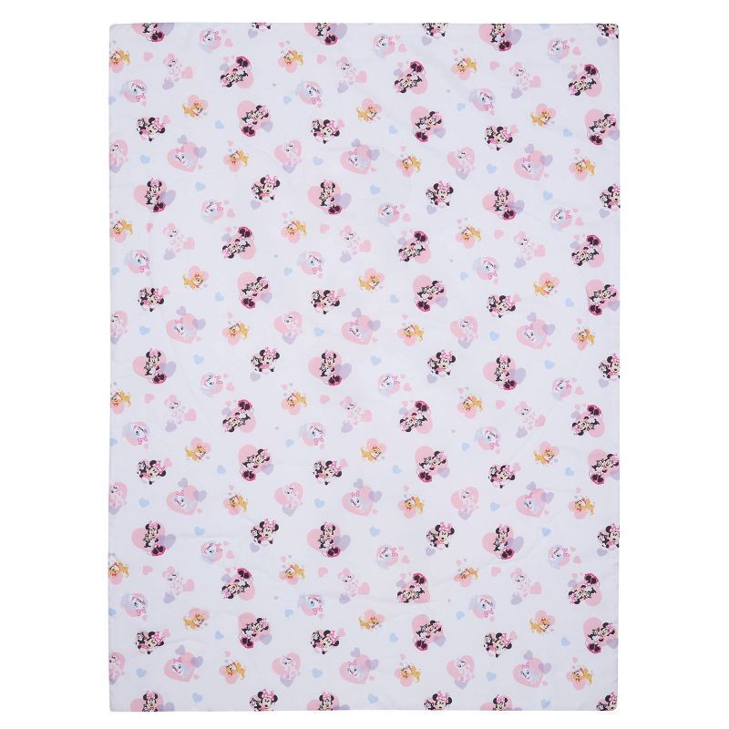 slide 8 of 10, 4pc Toddler Minnie Mouse Reversible Bed Set, 4 ct