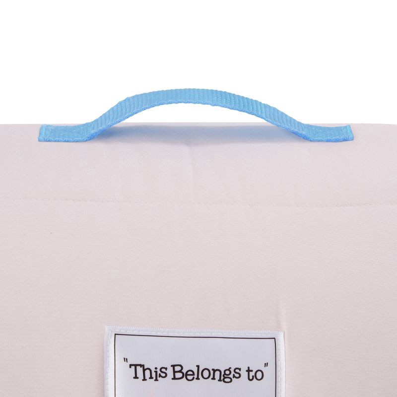 slide 4 of 9, NoJo Toddler Nap Mat Lounge Pad Blue/Pink, 1 ct