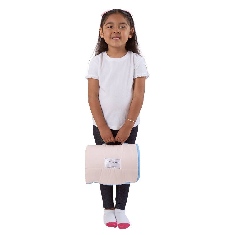 slide 8 of 9, NoJo Toddler Nap Mat Lounge Pad Blue/Pink, 1 ct