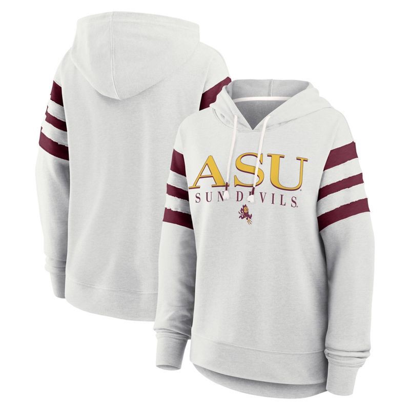 slide 3 of 3, NCAA Arizona State Sun Devils Women's Gray Fashion Hooded Sweatshirt - XXL, 1 ct