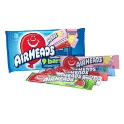 Airheads Singles Bars Variety Pack Chewy Candy - 9ct/4.95oz
