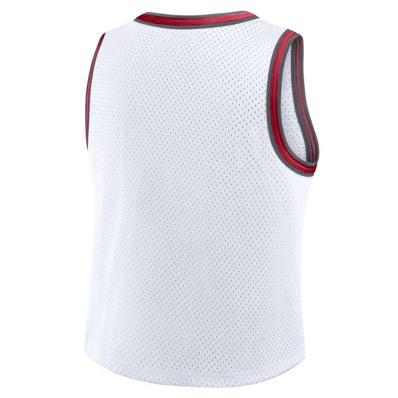 slide 2 of 3, NCAA Oklahoma Sooners Women's White Cropped Jersey - M, 1 ct