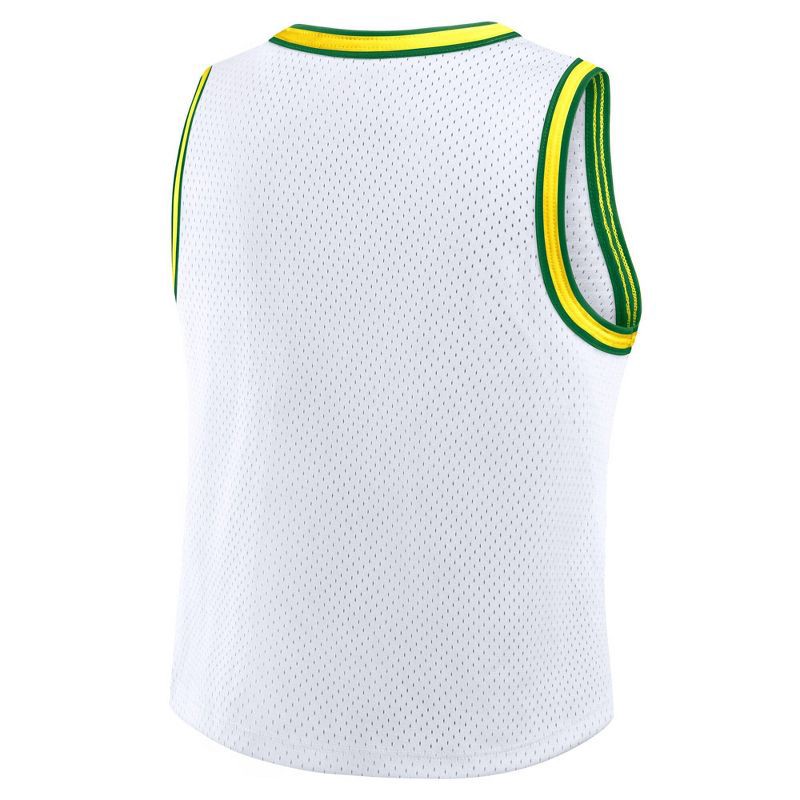 slide 2 of 3, NCAA Oregon Ducks Women's White Cropped Jersey - M, 1 ct
