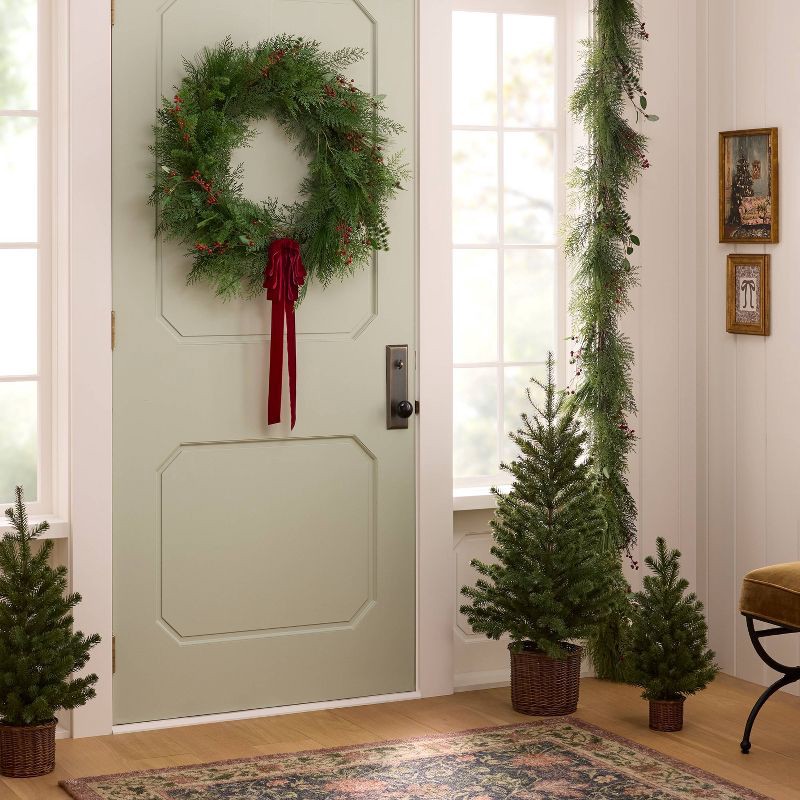 slide 2 of 5, Threshold designed w/Studio McGee 22" Spruce Artificial Christmas Tree Blue - Threshold™ designed with Studio McGee, 1 ct