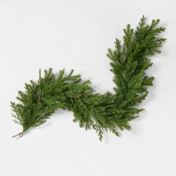 Threshold designed w/Studio McGee 72" Fresh Cut Pine Christmas Garland - Threshold™ designed with Studio McGee