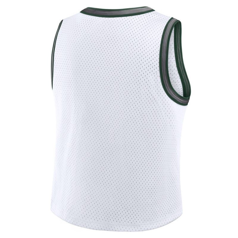 slide 2 of 3, NCAA Michigan State Spartans Women's White Cropped Jersey - XL, 1 ct