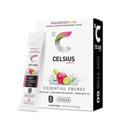 CELSIUS Dragonfruit Lime On The Go Energy Drink Mix - 14pk Sticks