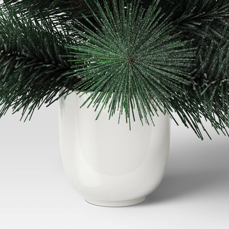 slide 4 of 4, 22" Shimmer Long Needle Christmas Artificial Tree - Threshold™, 1 ct