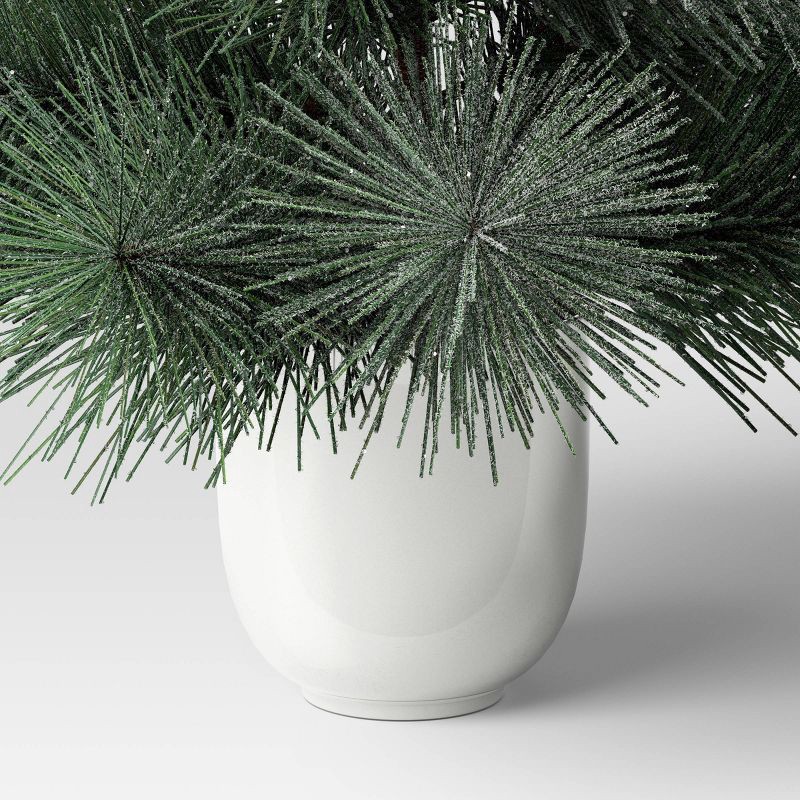 slide 4 of 4, 30" Shimmer Long Needle Christmas Artificial Tree - Threshold™, 1 ct