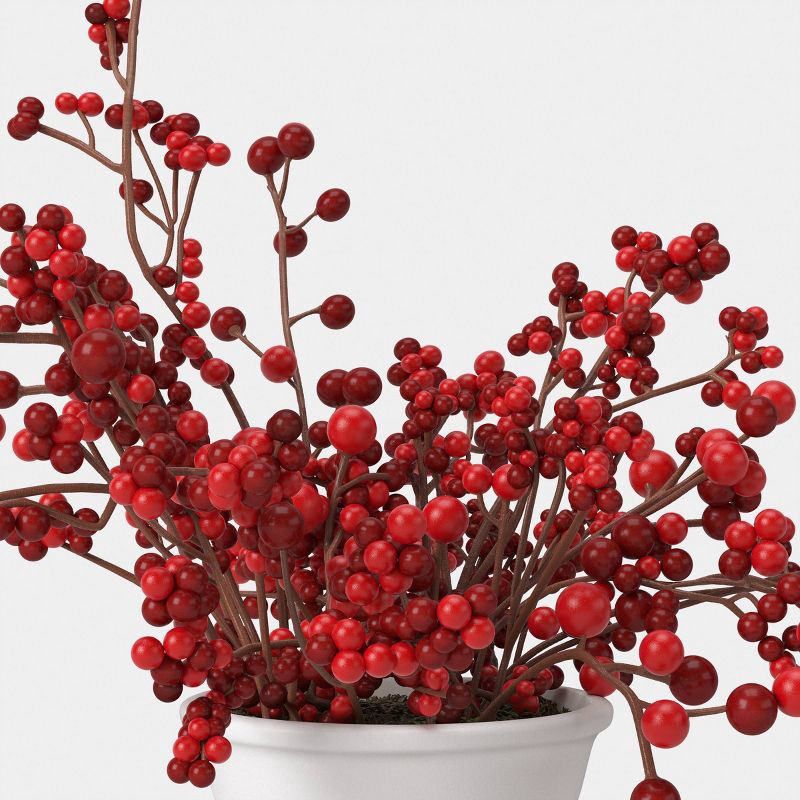slide 3 of 4, Red Berry Christmas Arrangement - Threshold™, 1 ct
