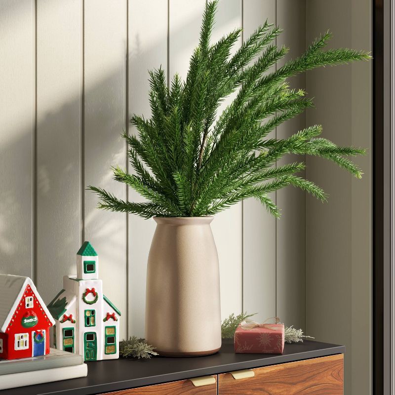 slide 2 of 3, Draping Pine Artificial Christmas Stem - Threshold™, 1 ct