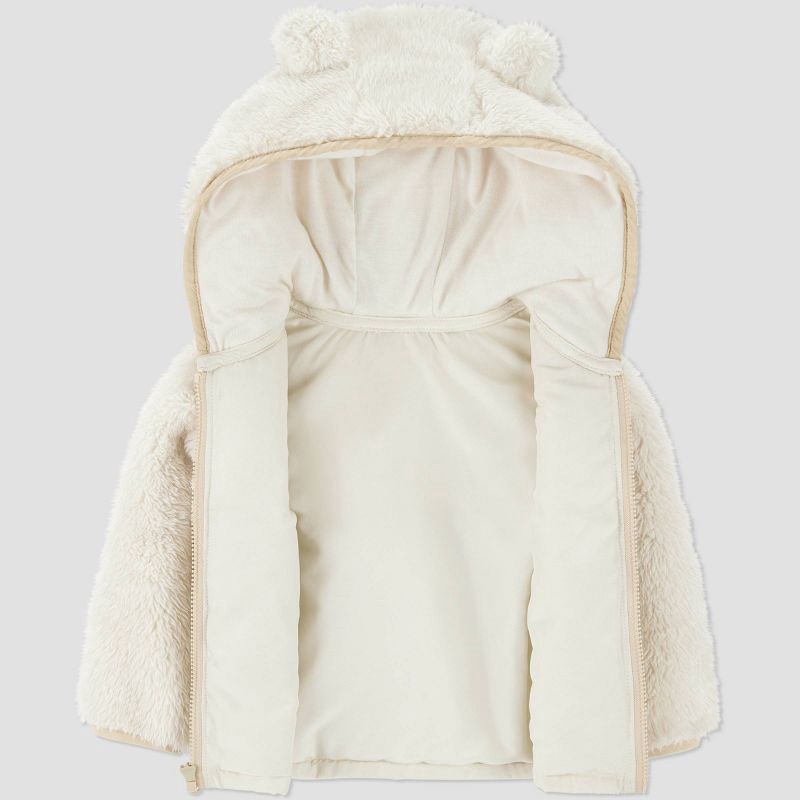 slide 2 of 4, Carter's Just One You® Baby Puffer Jacket - Cream 6M, 1 ct