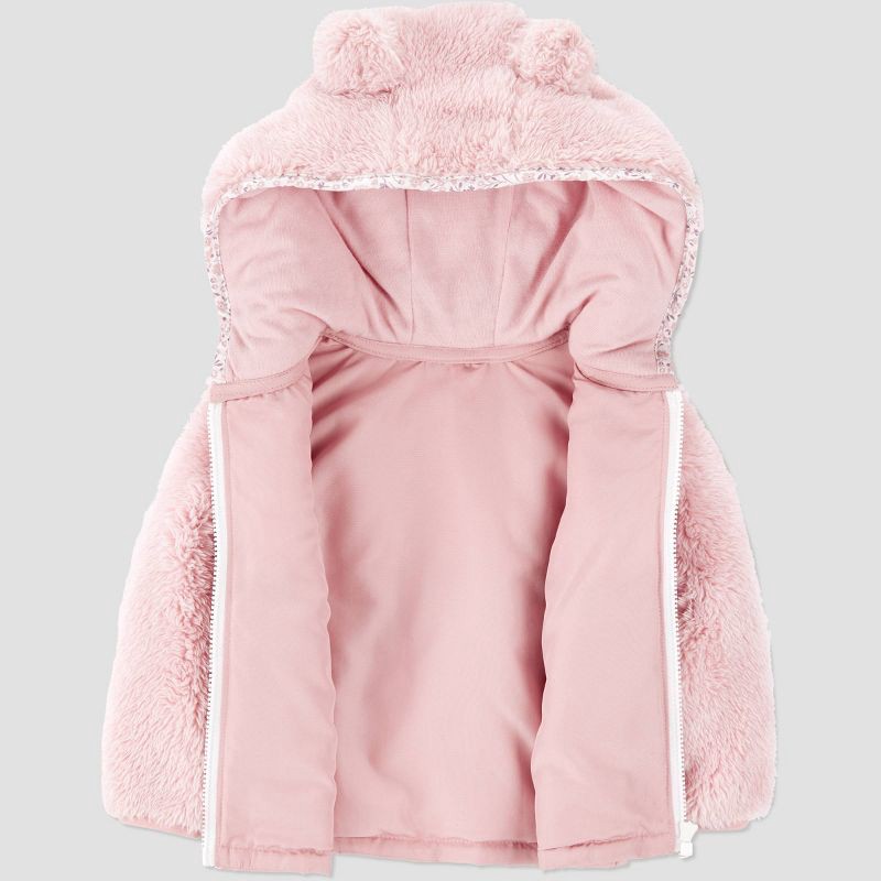 slide 2 of 4, Carter's Just One You® Baby Girls' Puffer Jacket - Pink Newborn, 1 ct