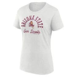 NCAA Arizona State Sun Devils Men's Oatmeal Heather Crew T-Shirt - M