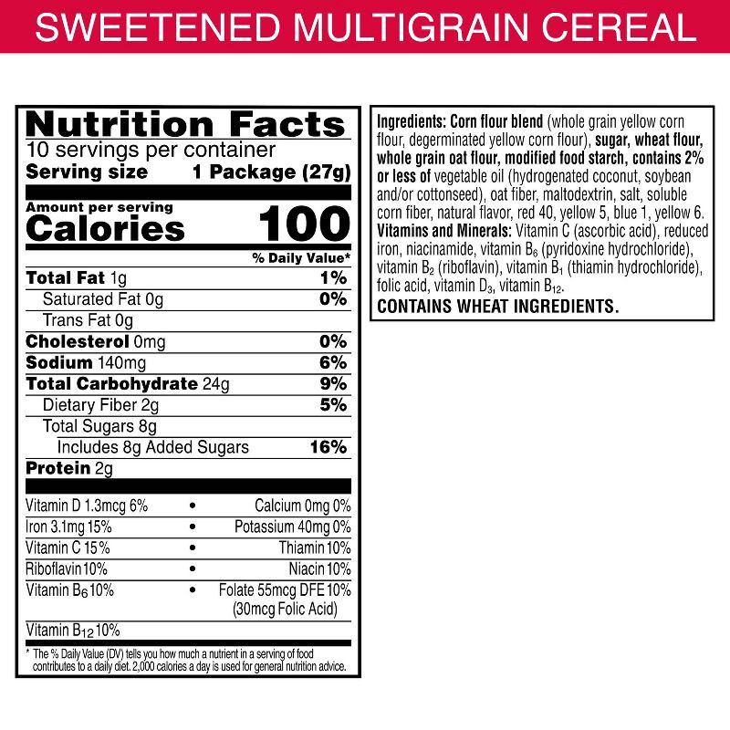 slide 3 of 8, Kellogg's Froot Loops Go Packs Breakfast Cereal - 9.5oz/10ct, 9.5 oz, 10 ct