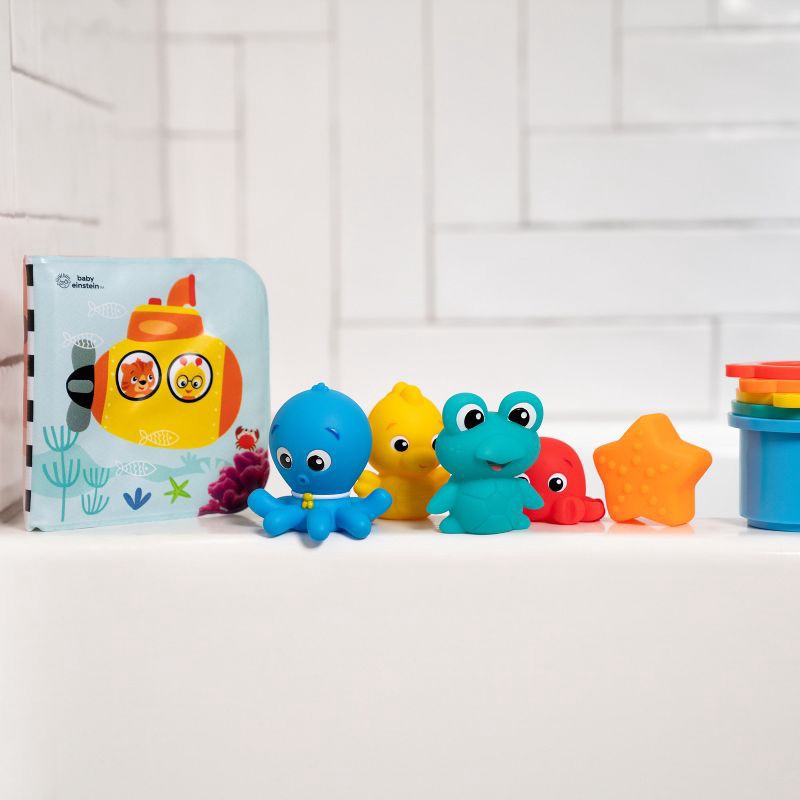 slide 12 of 12, Baby Einstein Ocean Explorers Opus Bath Pals Gift Set - 11pk - 3 Months+, 11 ct