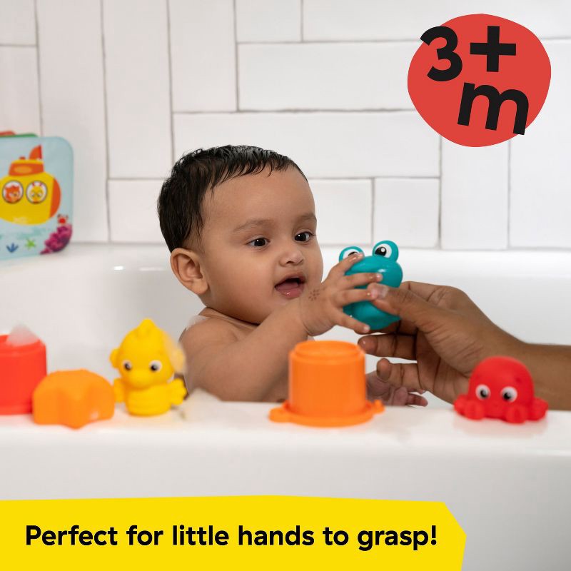 slide 5 of 9, Baby Einstein Ocean Explorers Opus Bath Pals Gift Set - 11pk - 3 Months+, 11 ct