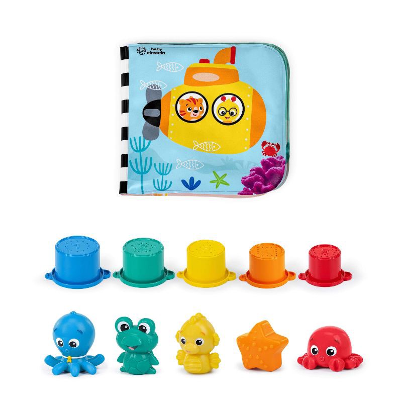 slide 2 of 9, Baby Einstein Ocean Explorers Opus Bath Pals Gift Set - 11pk - 3 Months+, 11 ct