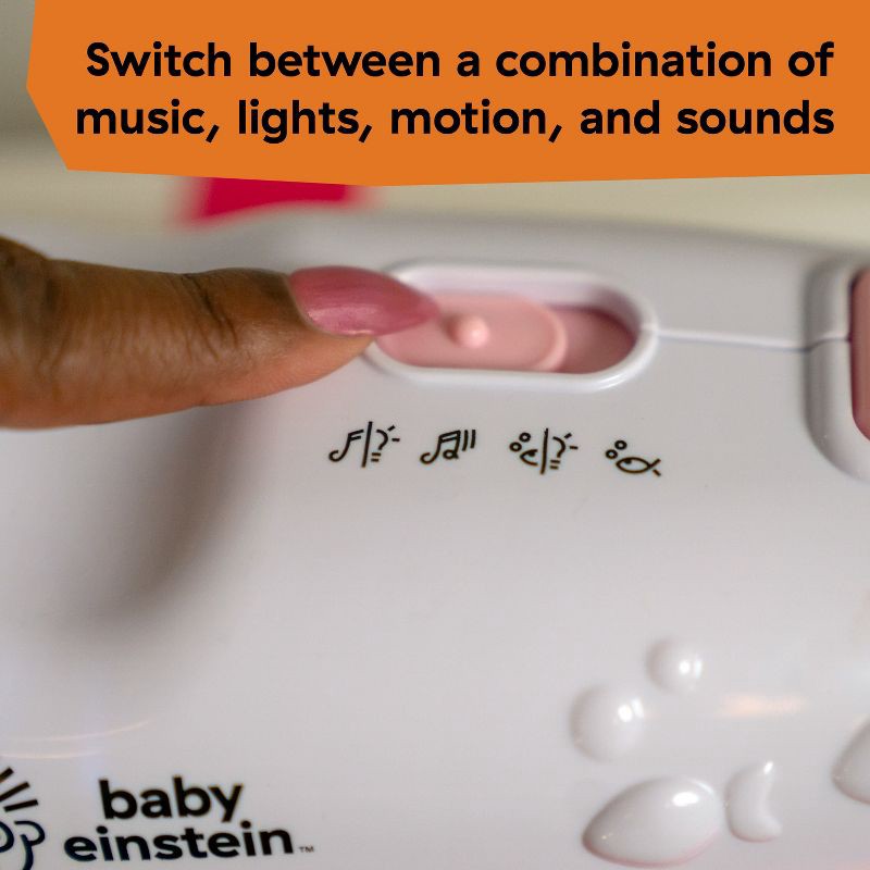 slide 4 of 7, Baby Einstein Sea Dreams Soother Musical Crib Toy and Sound Machine - Pink, 1 ct