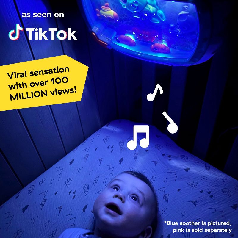 slide 8 of 8, Baby Einstein Sea Dreams Soother Musical Crib Toy and Sound Machine - Pink, 1 ct
