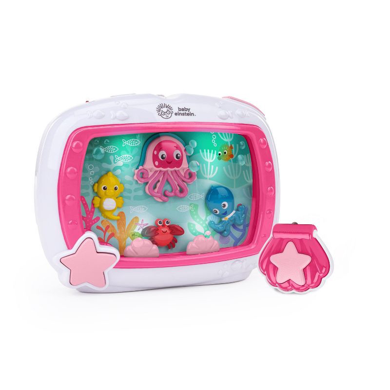 slide 1 of 7, Baby Einstein Sea Dreams Soother Musical Crib Toy and Sound Machine - Pink, 1 ct