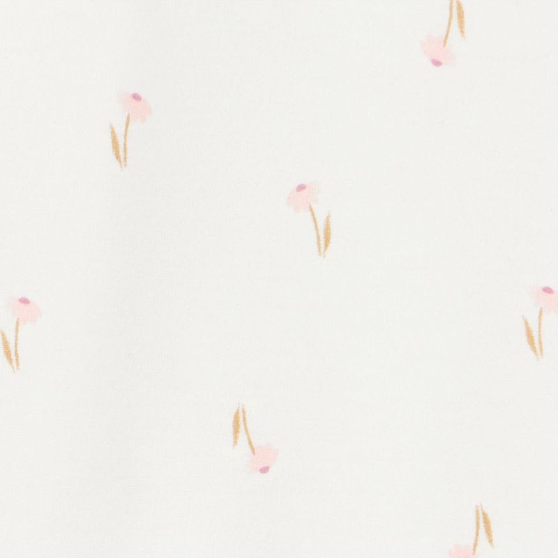 slide 3 of 5, Carter's Just One You® Baby Girls' 2pc Floral Comfy Soft Top & Bottom Set - Ivory Newborn, 2 ct